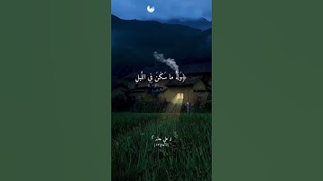 وله ماسكن في الليل والنهار وهو السميع العليم | سورة الأنعام