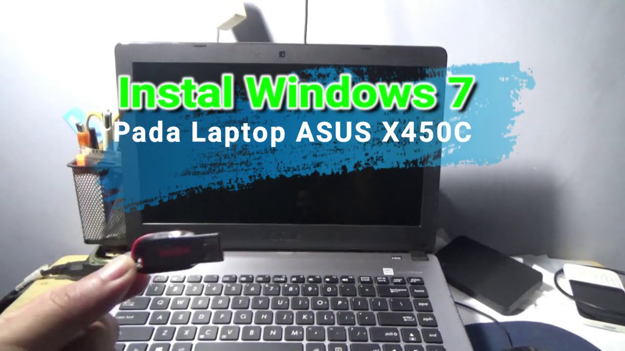 INSTALL ULANG WINDOWS PAKAI Flashdisk BOOTABLE - Laptop Komputer Asus