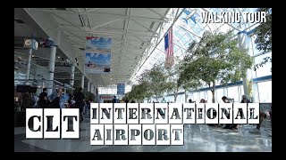 🇺🇸✈️ CLT - Charlotte Douglas International Airport walking tour | Charlotte, NC, USA