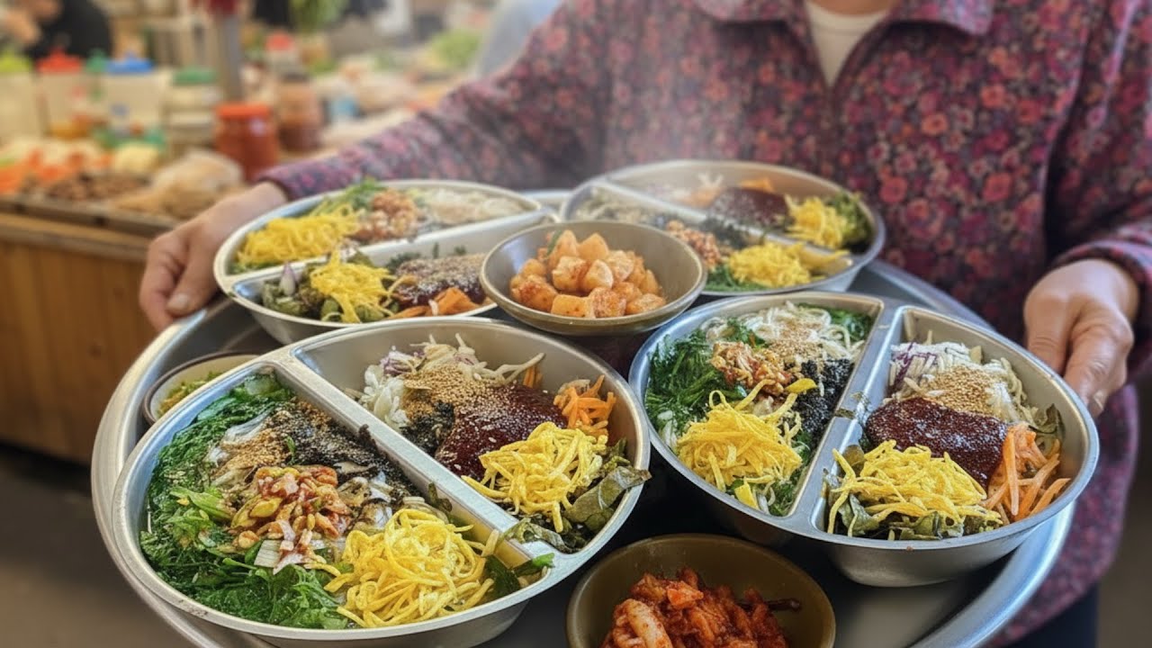 국보로 지정해 마땅한 시장 국수 할머니?! 기발한 아이디어로 40년 줄서서 먹는곳 Korean steet food
