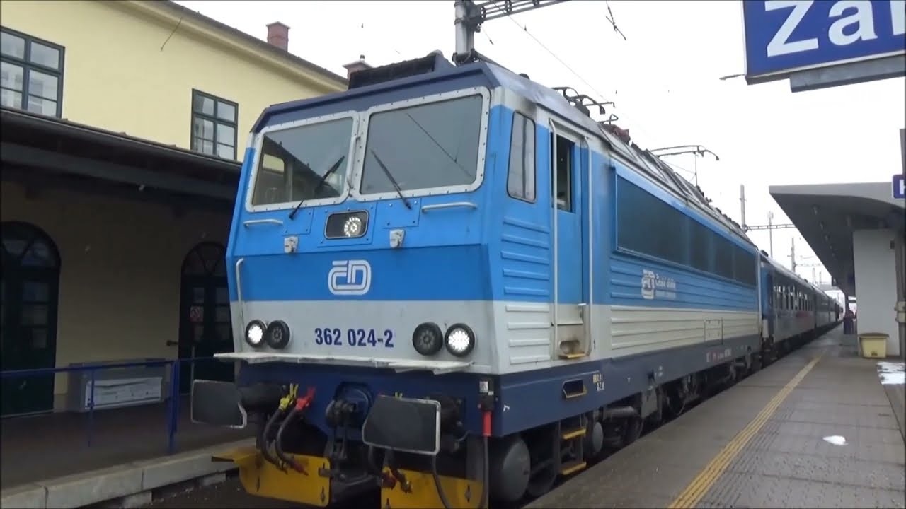 Cesta rychlíkem 905/1405 Bouzov Brno hlavní nádraží - Jeseník