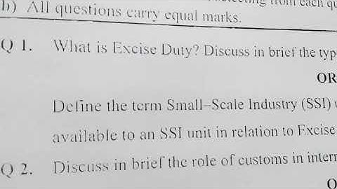 C. D. E. /A. M. U. /B.com. part 2nd exam 2017-18 /Indirect Taxes