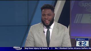 STAFON JOHNSON &amp; JIM HILL SPORTS CENTRAL 11-5-22    @stafonjohnsoninc @CBSLA