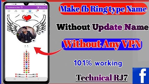 How to make Ring type name fb id |how to make invalid name id on facebook 2022