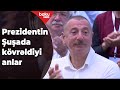 İlham Əliyevin Şuşada kövrəldiyi anlar - Baku TV