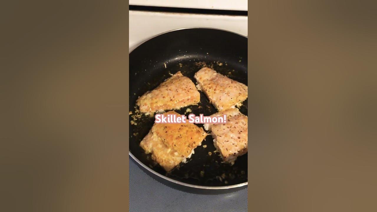 Skillet Salmon #80smusic #food #salmon #seafood #healthy #love #tasty #yummy #dinner #fun