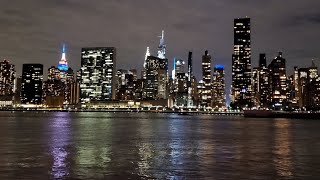 NYC LIVE Manhattan Skyline Night Walk (January 4, 2021)