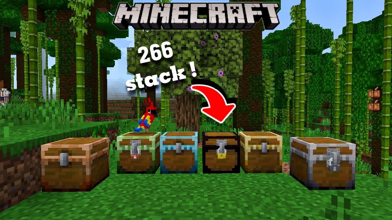 Extra chest addon for minecraft PE 1.20... YouTube