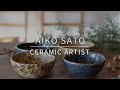 Elegant Nerikomi tablewear / 陶芸家 佐藤愛子 工房 楷 Potter Aiko Sato studio kai Seto,Japan