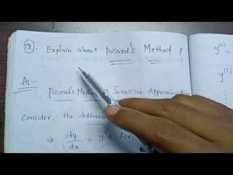 Picard's Method|| Formula Derivation || - YouTube