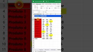 FAÇA ISSO: Como formatar o Excel com design elegante e profissional! #excel #dicasdeexcel  #dicas