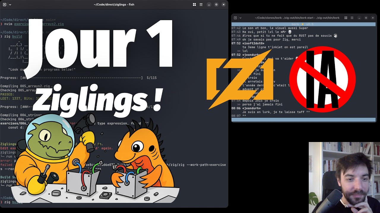 Ziglings – Programmation système en Zig - YouTube