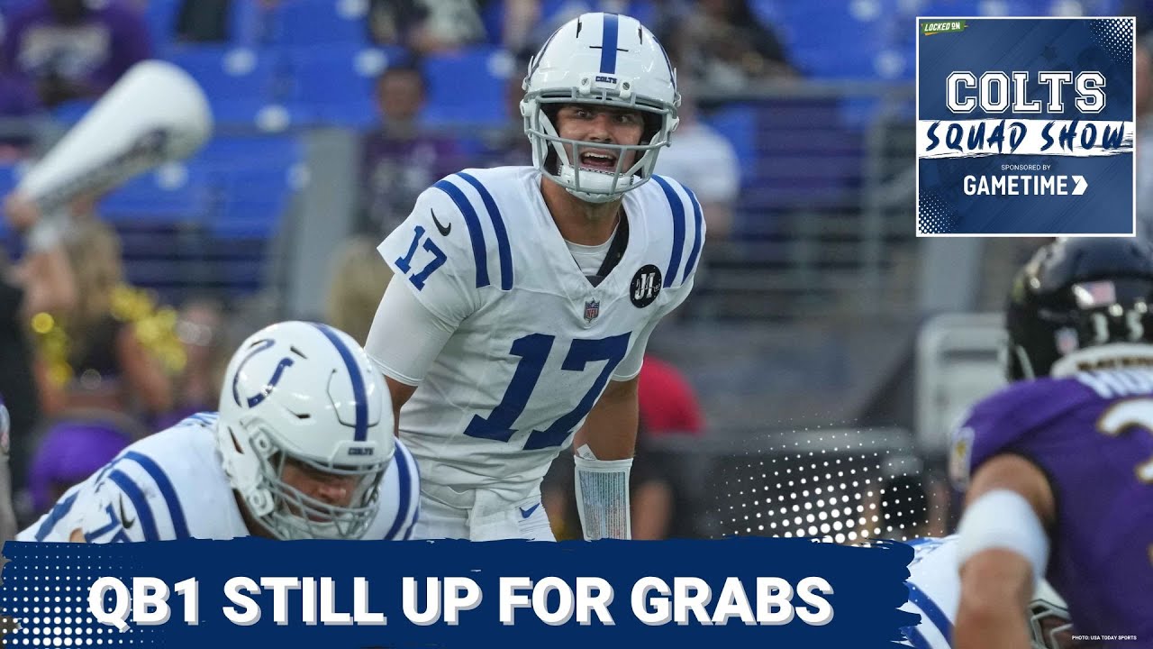 COLTS SQUAD SHOW: Daniel Jones FIRMLY in QB1 race | Starting job still up for grabs for Indianapolis