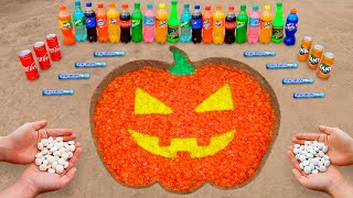 Coca Cola Vs Halloween Pumpkin Underground | Amazing Halloween Experiments