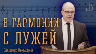 "В гармонии с лужей" - Владимир Меньшиков | Проповедь
