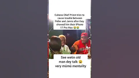 Cubana Chief Priest tries to cors tr0ublẹ̀ between Peller&Jarvis showed him their iPhone 17 Pro Max