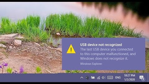Turn On or Off Notification of USB Issues in Windows 10