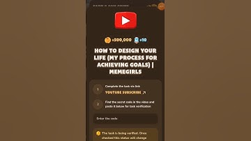 How to Design Your Life My Process For Achieving Goals memefi Video Code Today #memefivideocode