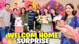 Baby’s Grand Welcome Home😍♥️|Ghar Ko Decor Krwa Dia🤩🥳|Zainab Ny Baal Kaat Liya😡😱|Sistrology screenshot 2