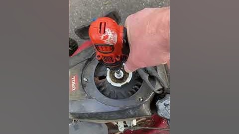 Broken pull cord on mower easy solution
