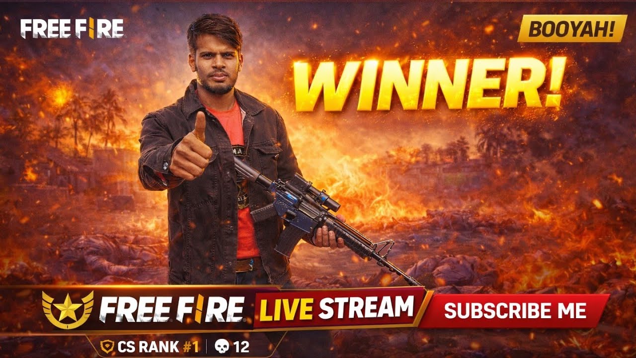 💥 Free Fire LIVE CS Match | Full Pro Gameplay & Headshot Moments 🔫 @laxmankingofficial #VIDEO