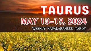 SOLUSYON SA PROBLEMANG PINAPASAN MO! ♉️ TAURUS MAY 13-19, 2024 WEEKLY TAGALOG TAROT #KAPALARAN888