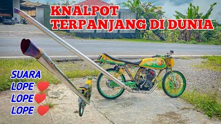 KNALPOT SANGKAKALA TERPANJANG DI DUNIA ‼️ HEREX GL 76 MANGGA