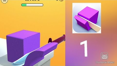 ASMR Slicing Gameplay #1  Level (1-20) Walkthrough