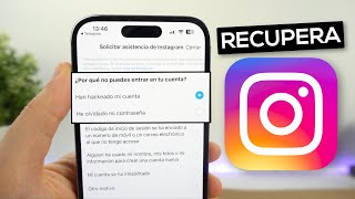 Cómo RECUPERAR cuenta de Instagram HACKEADA o BLOQUEADA, ¡Por fin solución!