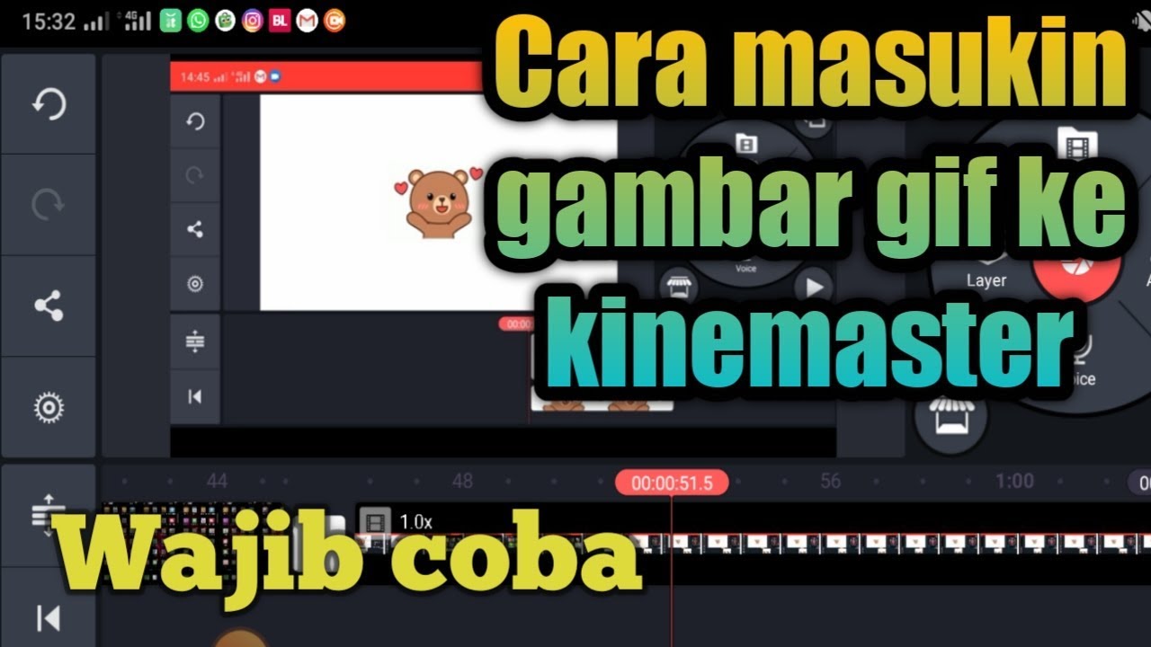 Cara buat animasi gif pada kinemaster [simple method ...