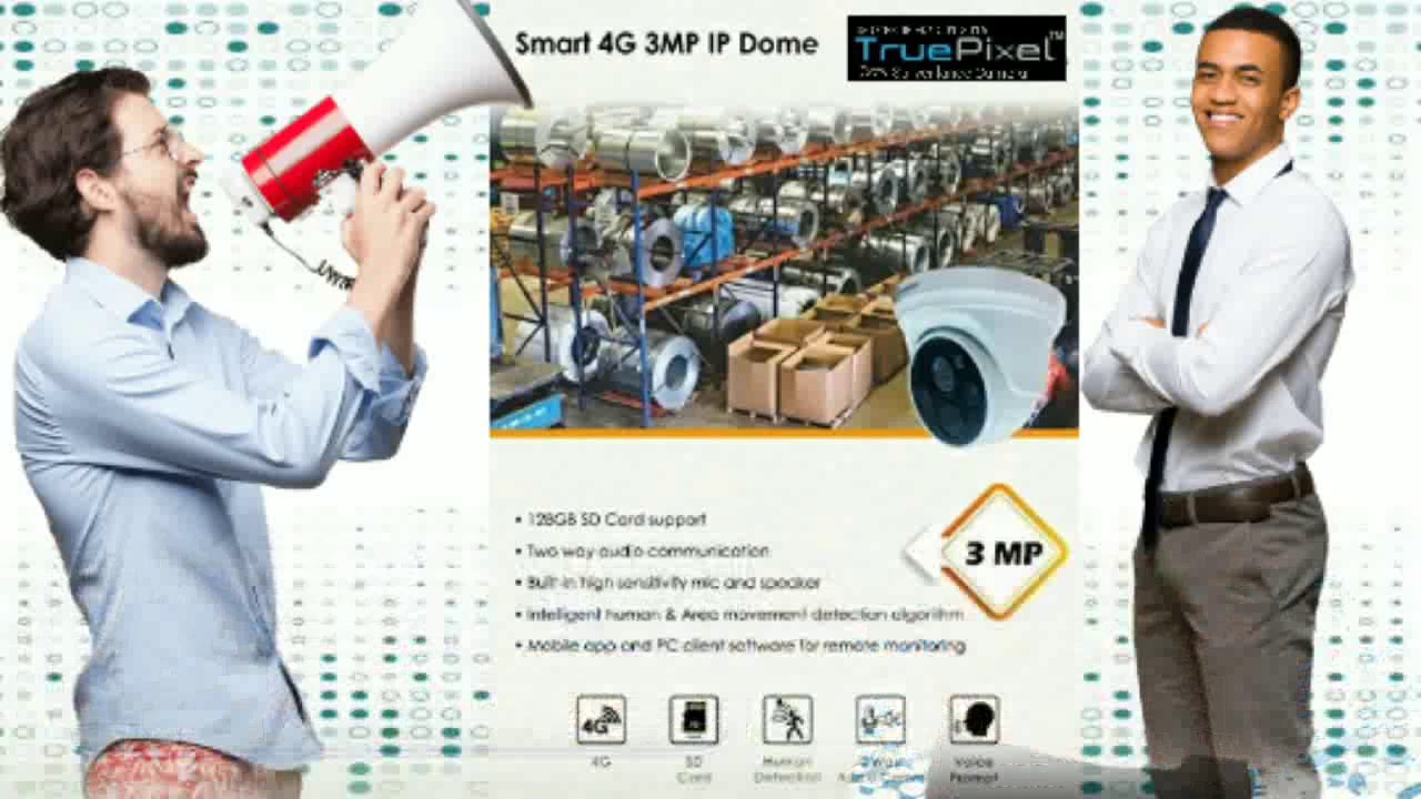4g sim dome camera TRUEPIXEL