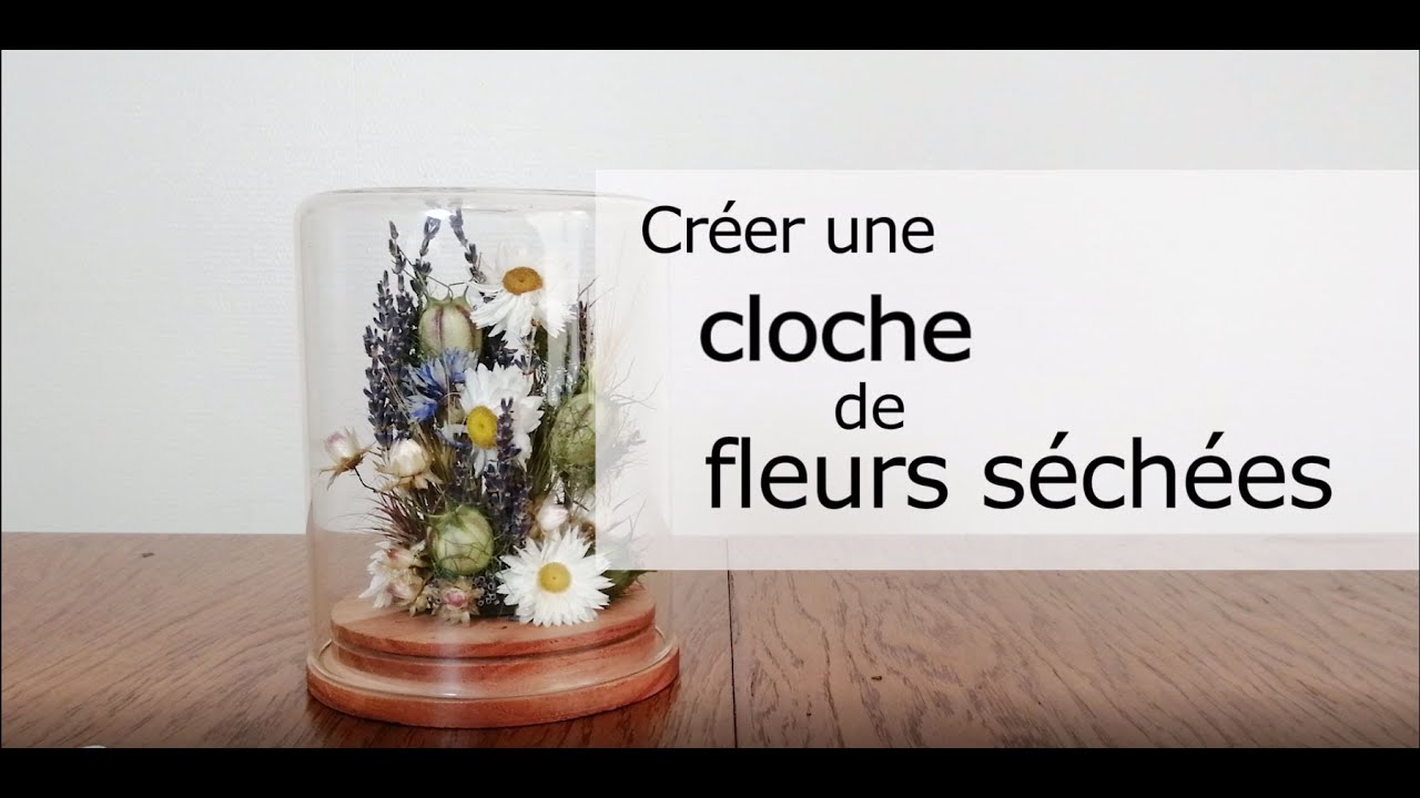 Un bouquet de fleurs séchées sous verre - thptnganamst.edu.vn