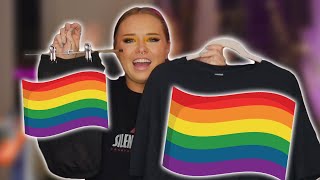 Making Pride Clothes for My Cat & I! | Sarah Schauer
