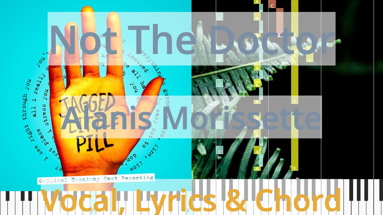 🎹Not The Doctor, Chord & Lyrics, Alanis Morissette, Synthesia Piano