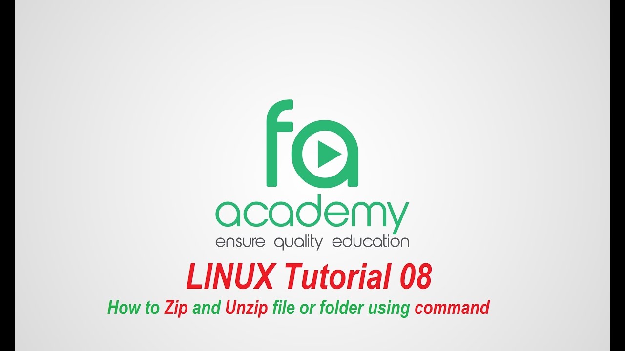 Linux tutorial for Beginners in Bangla -08-How to Zip and Unzip file or ...