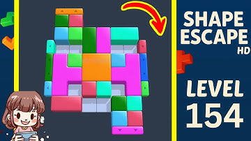 Shape Escape Level 154 Solution Walkthrough