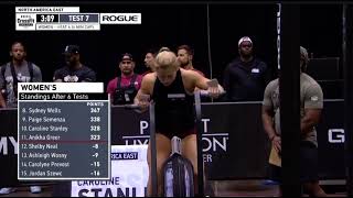 2023 Crossfit Games North America East Semifinal Women’s Test 7 Heat 6