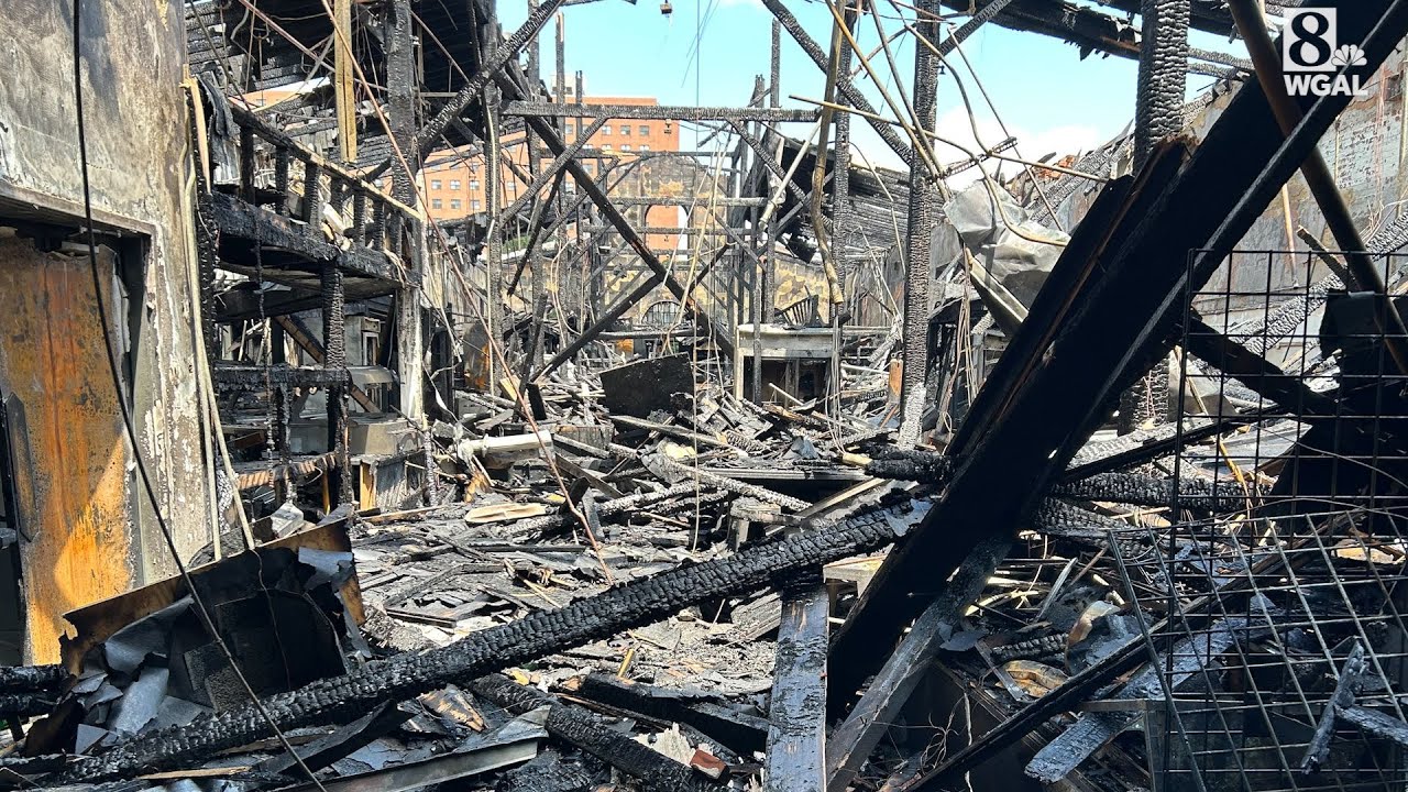 Photos show damage inside burned-out Broad Street Market in Harrisburg