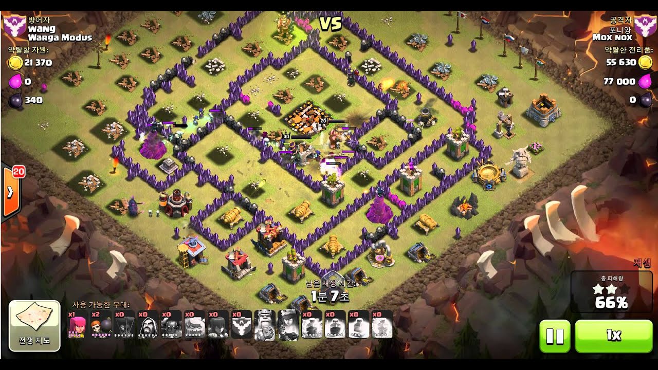 coc clan war 10 hall perfect - YouTube