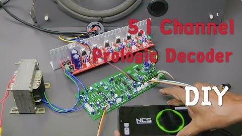 5.1 Prologic Decoder Board for Audio Amplifier by #PCBWayer