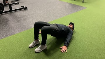 Glute Bridge 2 Up, 1 Down