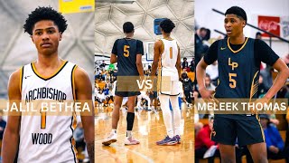 4 Star Recruit Jalil Bethea VS 5 Star Recruit Meleek Thomas (FULL GAME HIGHLIGHTS)