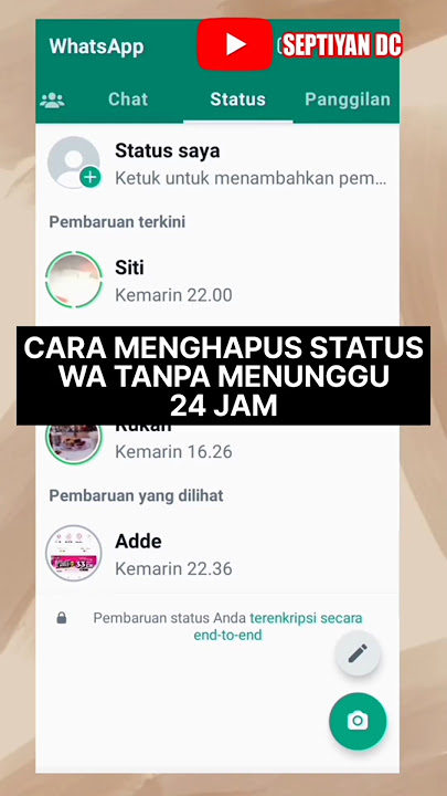 Cara Hapus Status WA Orang Lain Tanpa Menunggu 24 Jam #shorts  #whatsapp #storywa