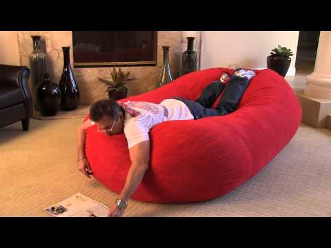 Vidéo: Bean Bag (49 Photos): Grands Poufs Pour La Rue Et Modèles Dans La Chambre, Garnitures Et Tissus