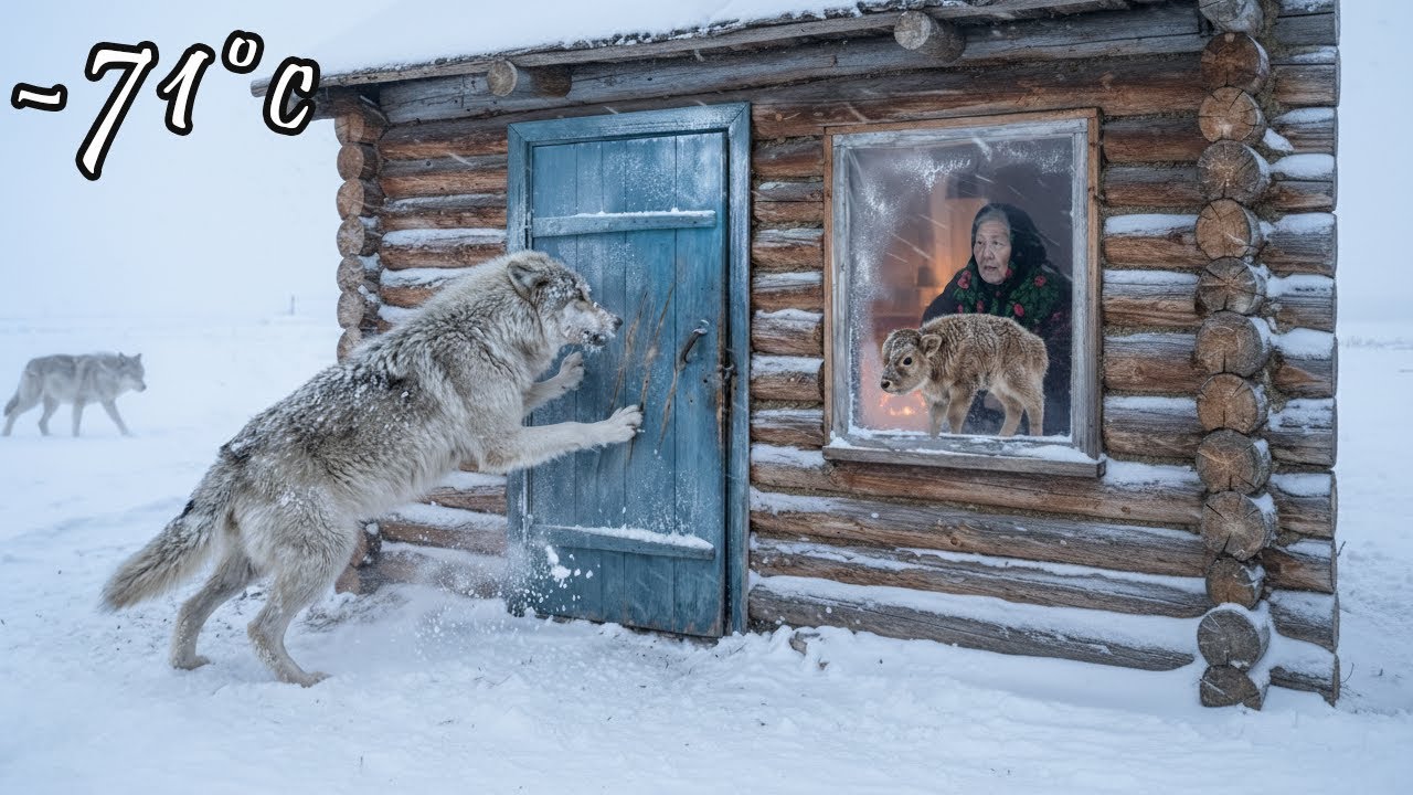 91-Year-Old Widow and Her Laika Dog Survive −70°C Siberia Protecting a Newborn Calf