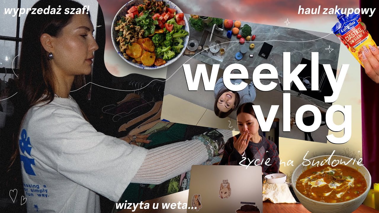 WEEKLY VLOG✿ spotkania z widzami💗 / rozkminy z terapii o lęku i.../ zupa dyniowa / pierwszy śnieg❄️