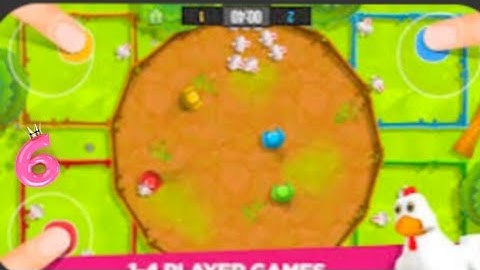 Stickman Party - Gameplay Part 6 Random Funny MiniGames, 1 2 3 4 Plyer Free New Update Adventure