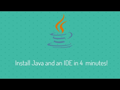 Install Java and an IDE in 4 minutes!