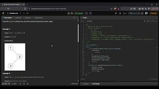 94. Binary Tree Inorder Traversal | LeetCode Solution in C++ | DFS Recursive Approach