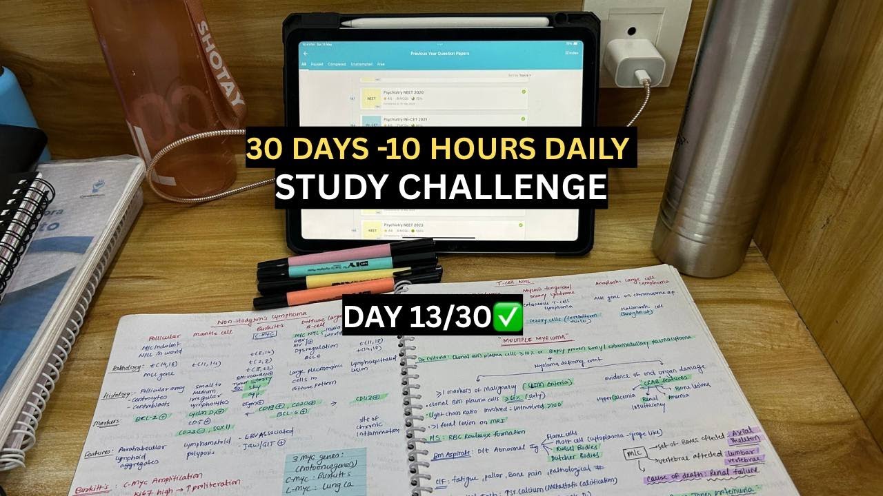 Study vlog 📚 10 Hours of Intense Studying 😱📖 #study #studywithme # ...